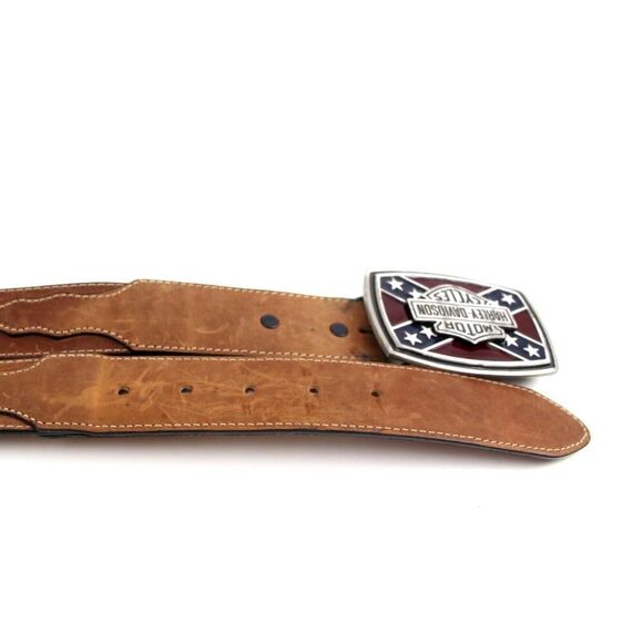 Silver Creek TAN BROWN GENUINE LEATHER 1 3/8"Wd CASUAL DRESS MEN'S BELT 40 (t74 - Picture 13 of 14